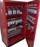 Tủ điều khiển 3 bơm chữa cháy - Công Ty CP Khoa Học Kỹ Thuật Công Nghệ Hà Nội